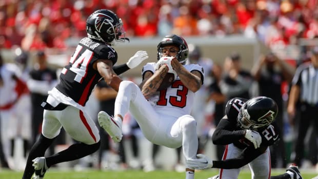 AJ Terrell Mike Evans Richie Grant